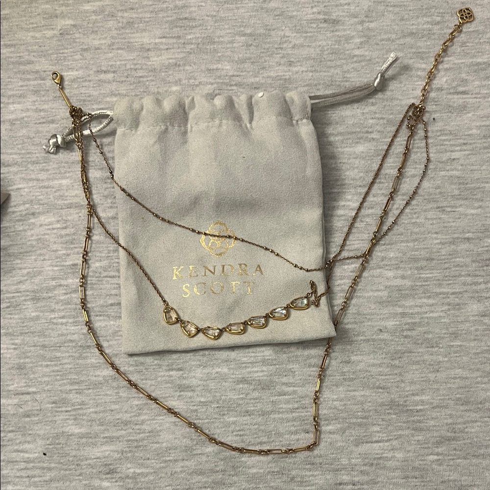 Kendra Scott Gold Multi-Strand Necklace